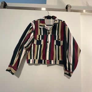 Striped Multicolor Women's Jacket